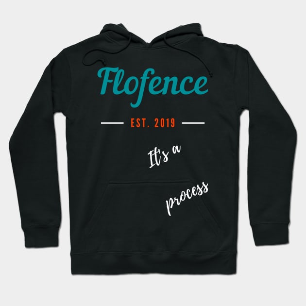 Its a process offense and defense we call it Flofense Hoodie by Car Boot Tees